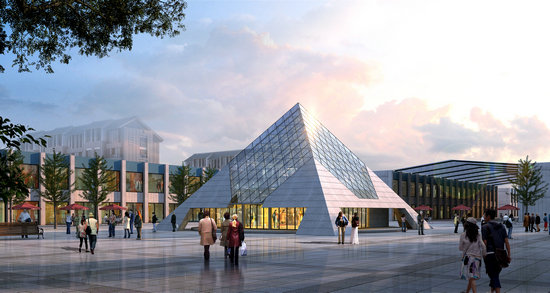 乌兰察布金字塔网架